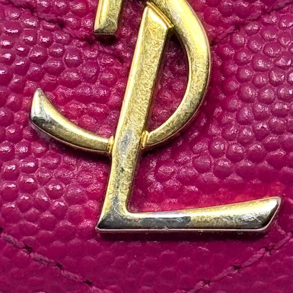 YSL All Black Cardholder Wallet - Picture 10 of 12